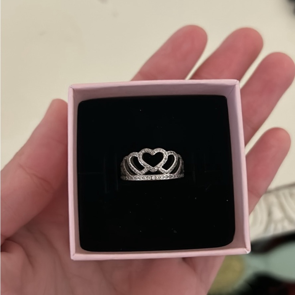 Pandora Heart Crown Ring
